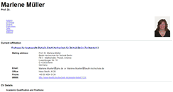 Desktop Screenshot of marlenemueller.de